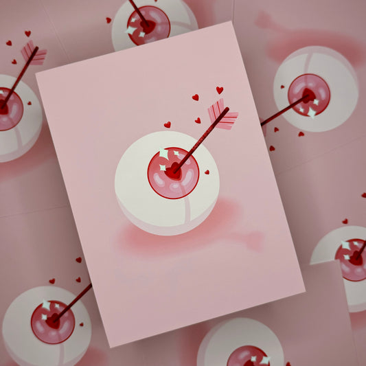 Vday Eyeball Pink Iris | Digital