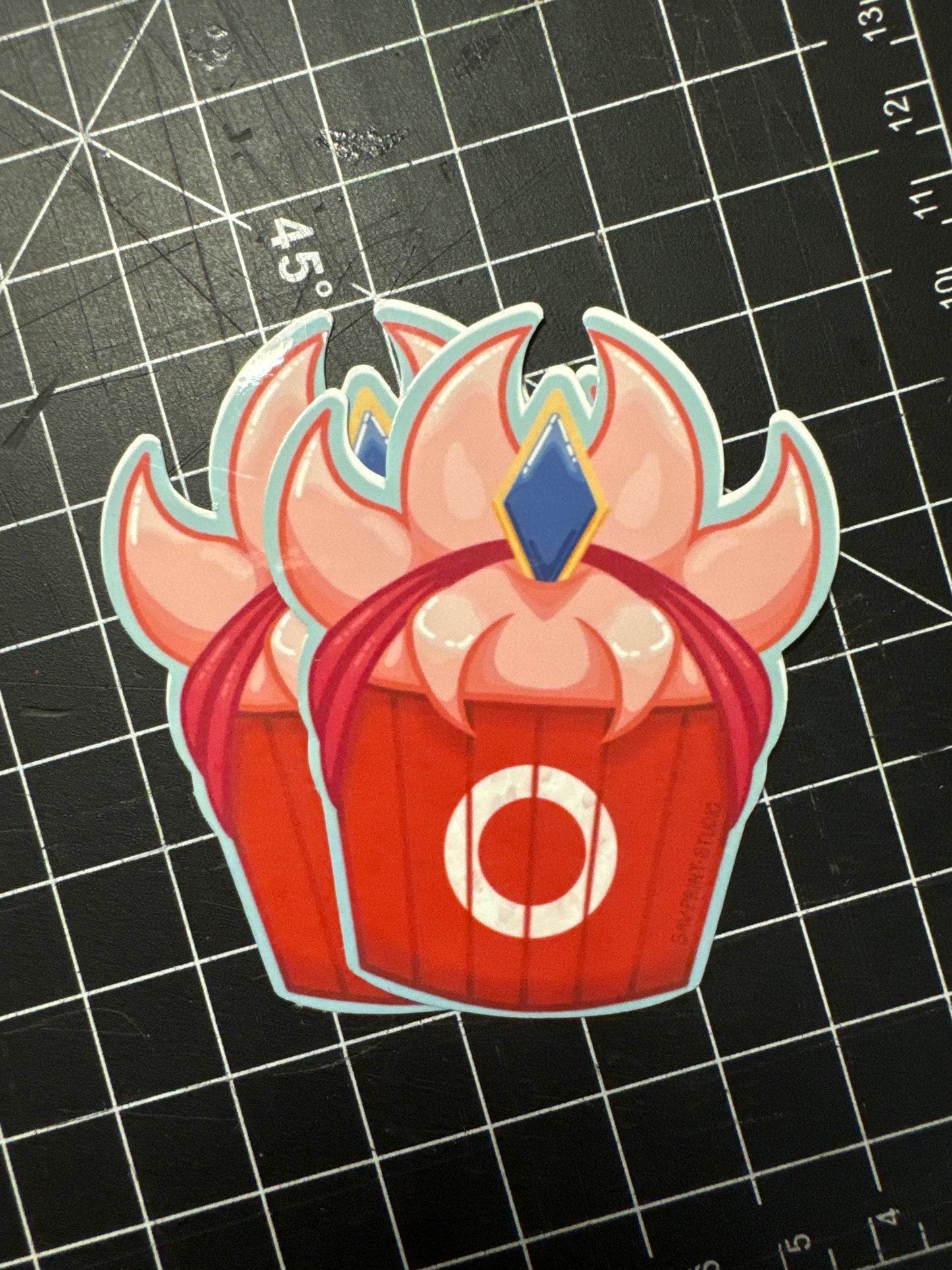 Sakura Anime Cupcake | Sticker