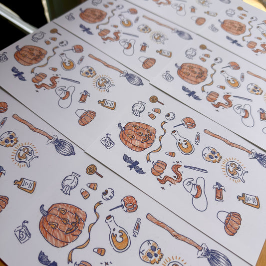 Halloween Sketch | Art Print