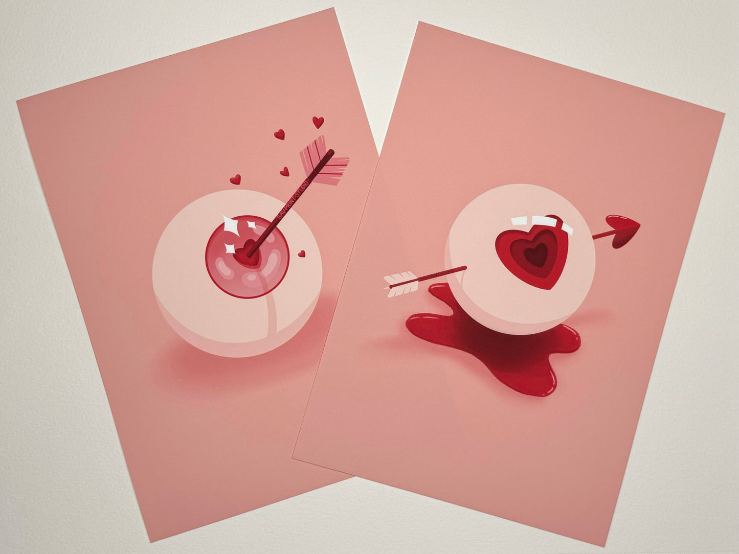 Vday Eyeball Pink Iris | Digital