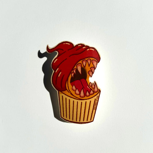 Cupcake Mimic Orange | Sticker
