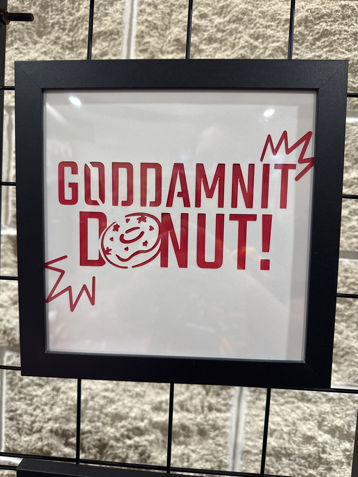 Goddamnit Donut | Paper Cut Out