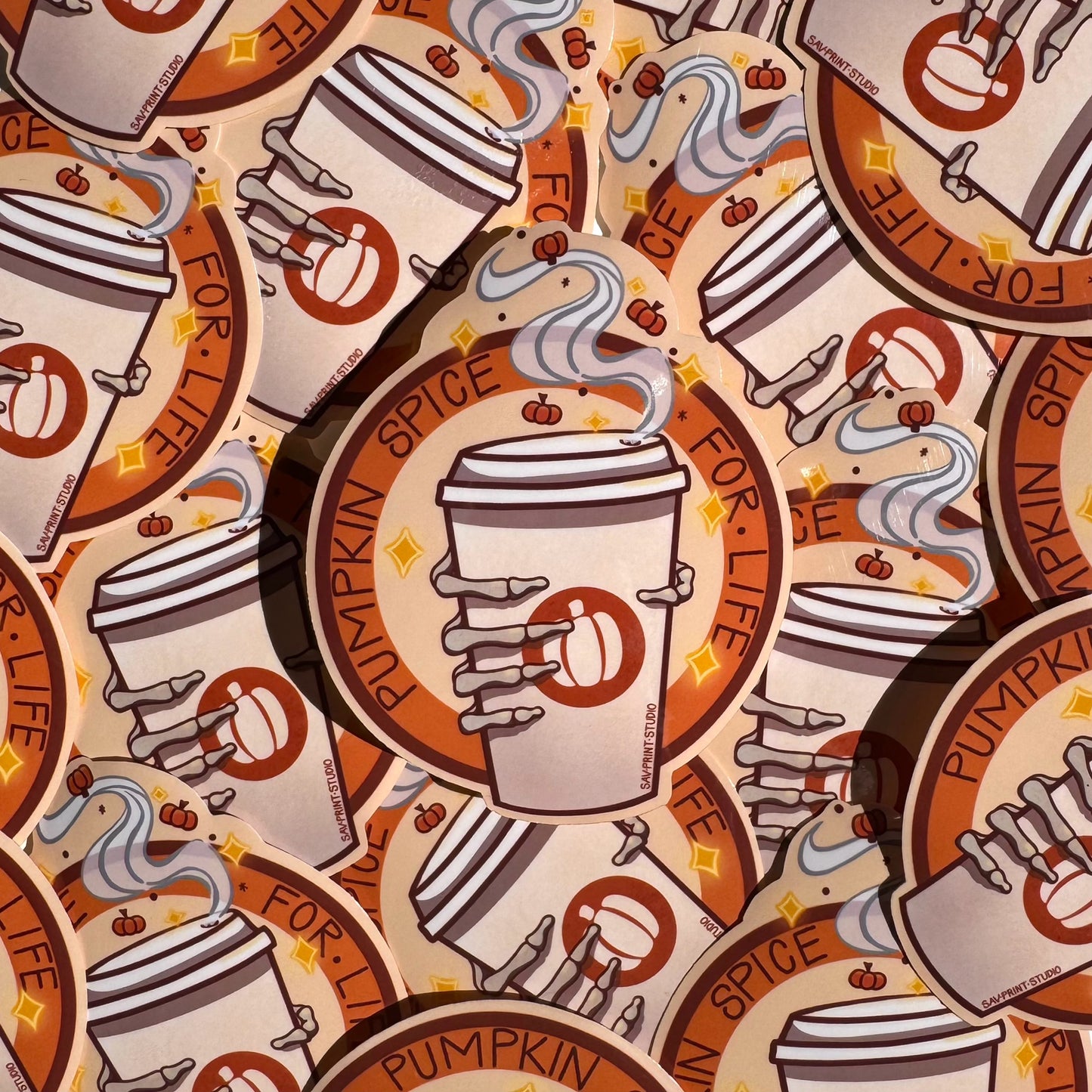 Pumpkin Spice for Life Coffee | Sticker