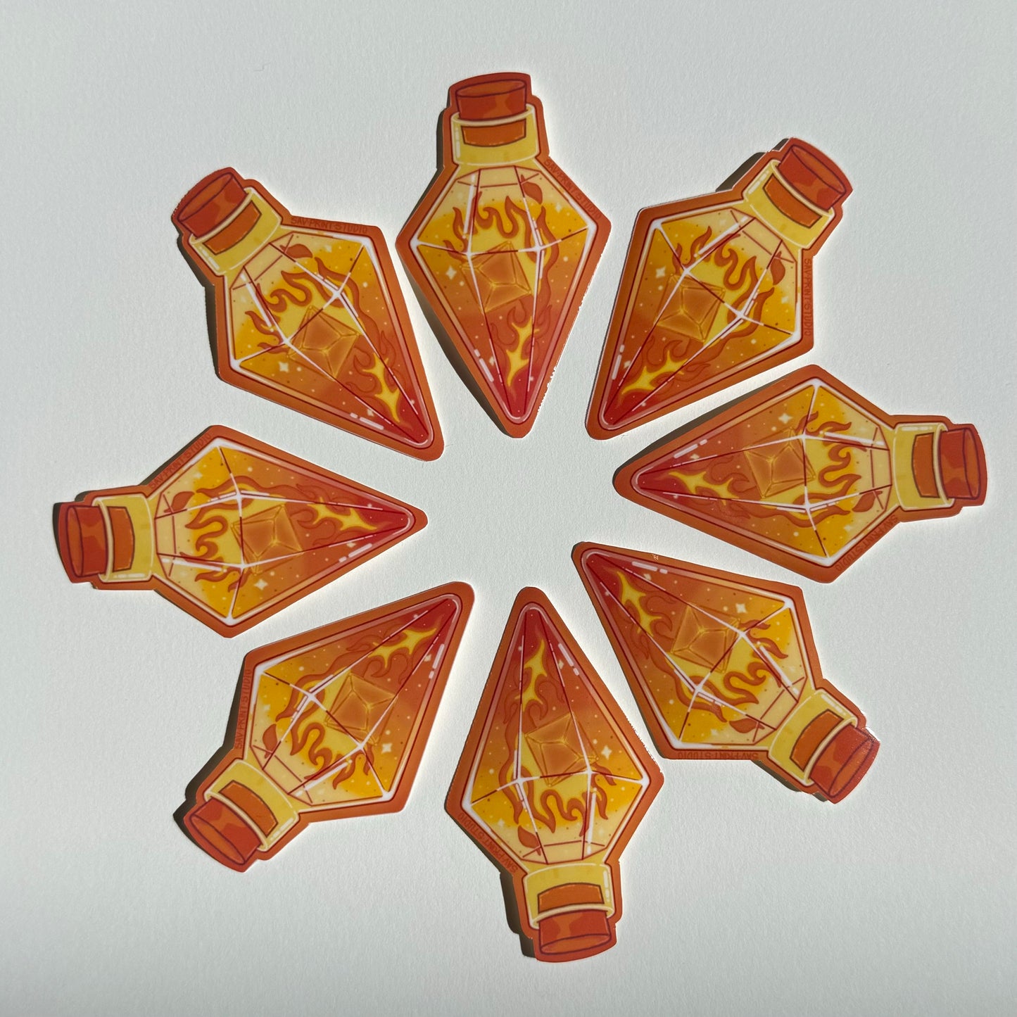 Firebolt DnD Spell Potion | Sticker