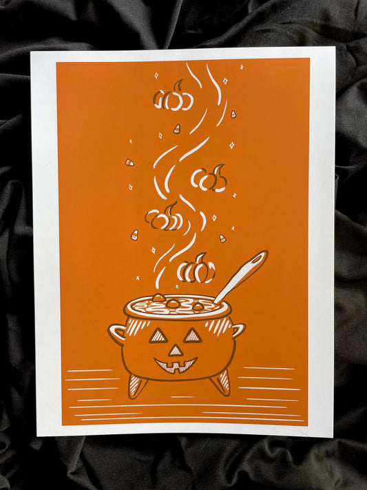 Pumpkin Cauldron | Digital Print