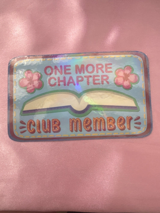 One More Chapter Club | Sticker
