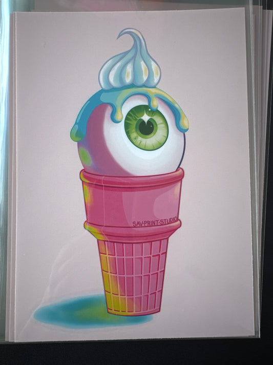 Eye Scream V2 Print