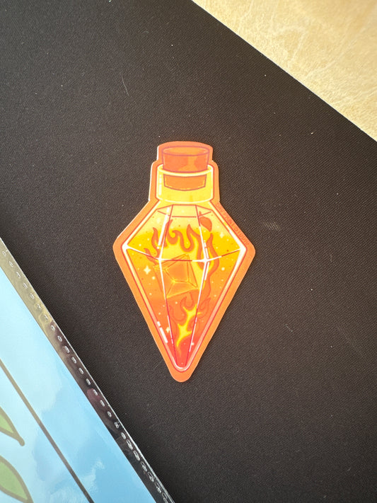 Firebolt Potion Sticker