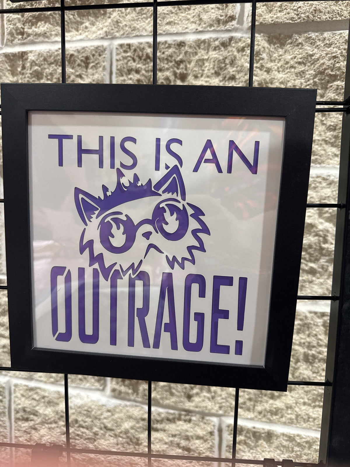 This is an Outrage DCC | Paper Cutout