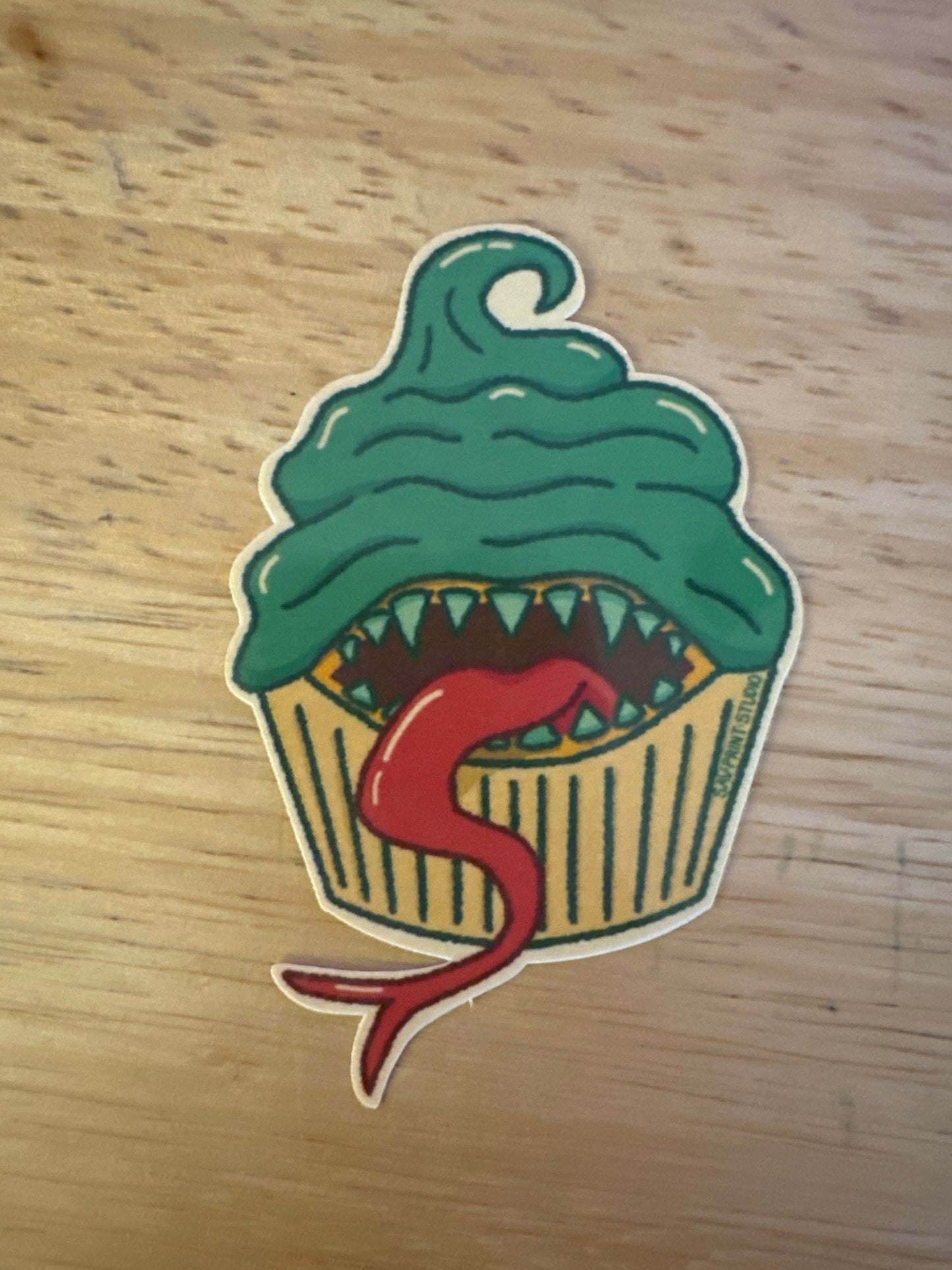 Cupcake Mimic Light Green | Sticker