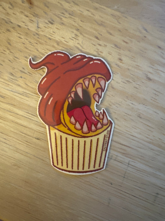 Cupcake Mimic Orange | Sticker