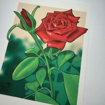 In Bloom Rose Study | Digital Print