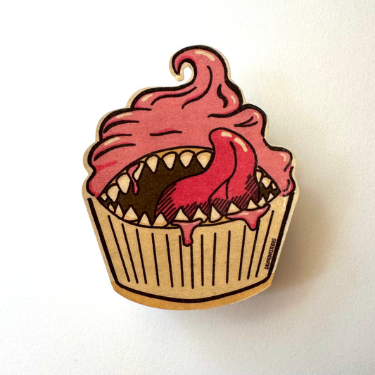 Cupcake Mimic Pink | Sticker