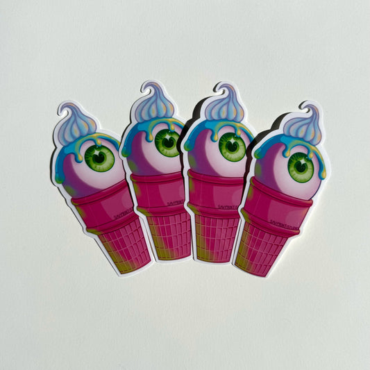 Eye Scream V2 Sticker