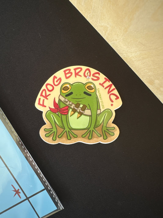 Frog Bros Inc. Sticker