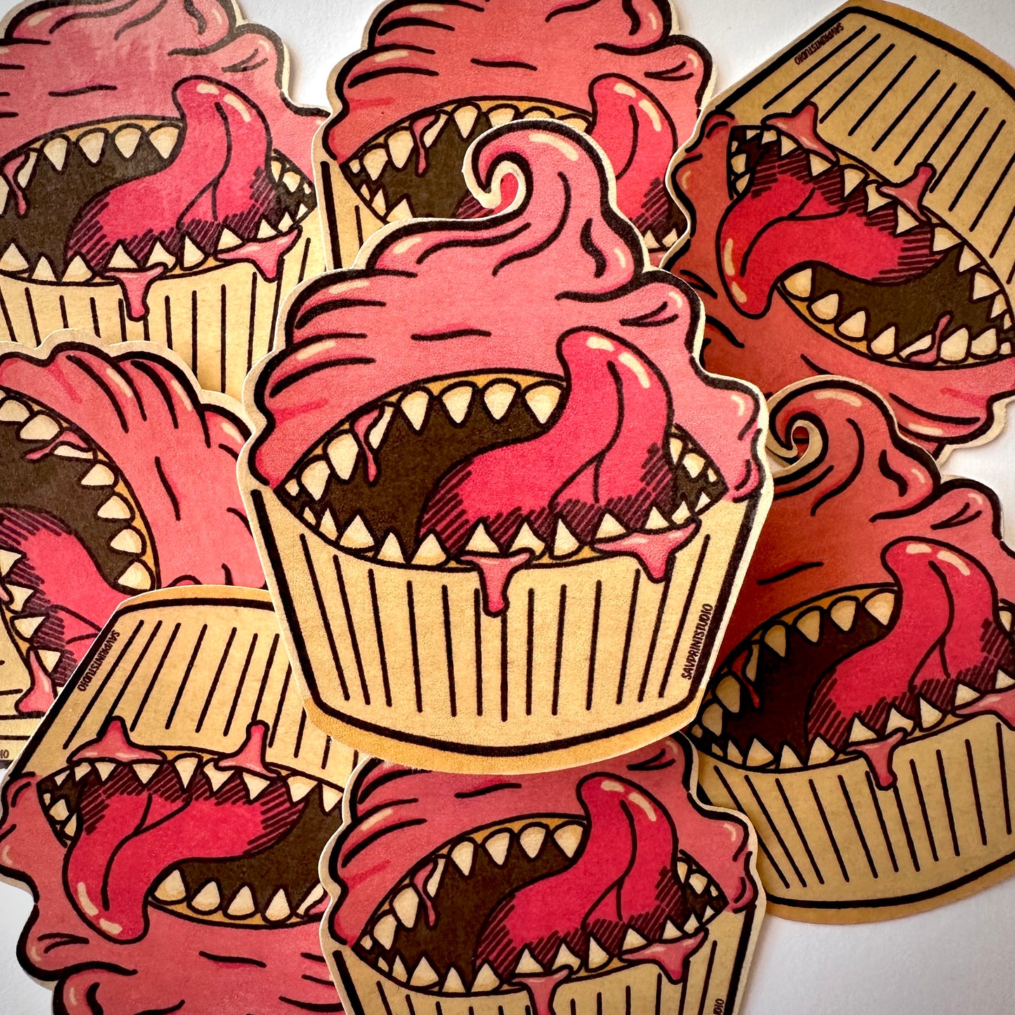 Cupcake Mimic Pink | Sticker