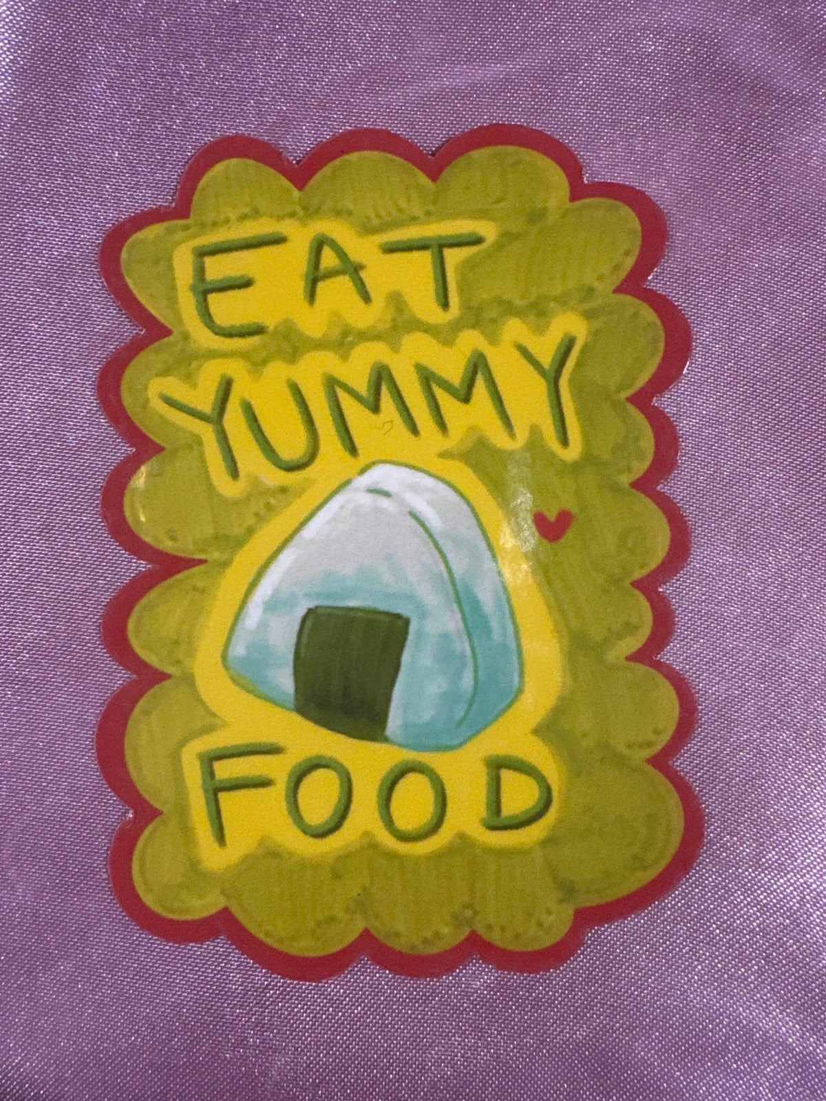 Eat Yummy Food Onigiri | Sticker