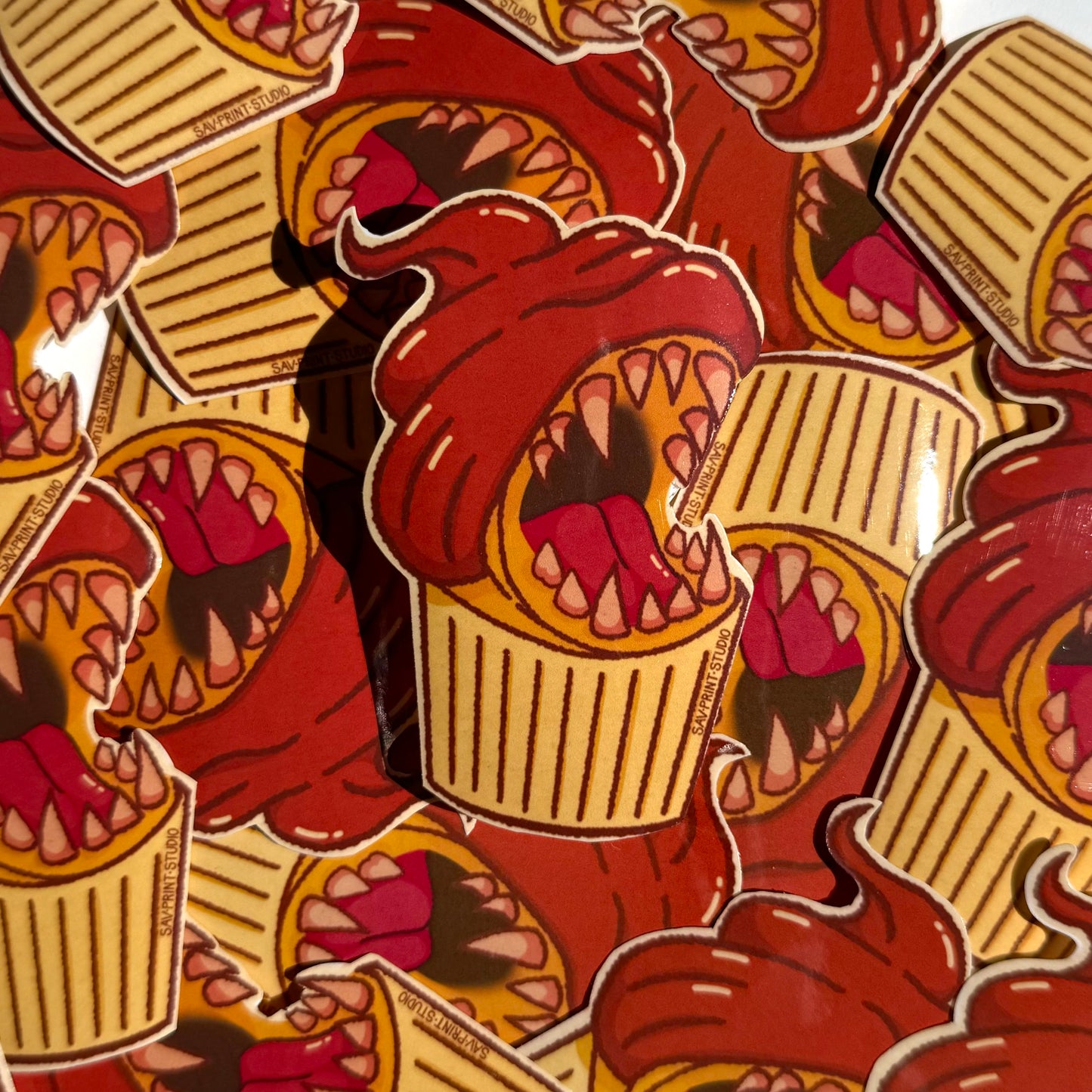 Cupcake Mimic Orange | Sticker