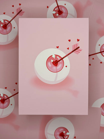 Vday Eyeball Pink Iris | Digital