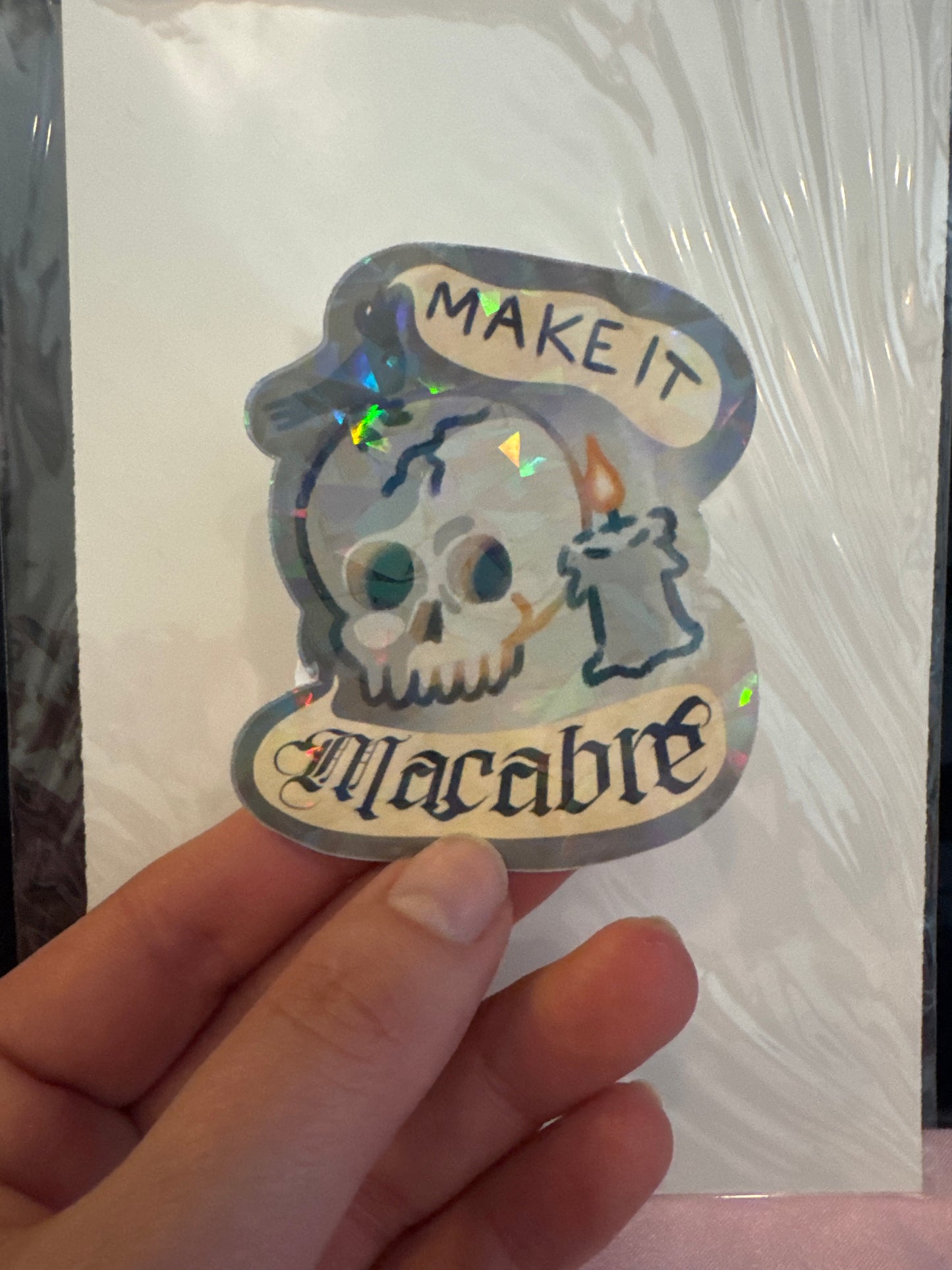 Macabre sticker