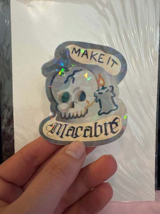 Macabre sticker