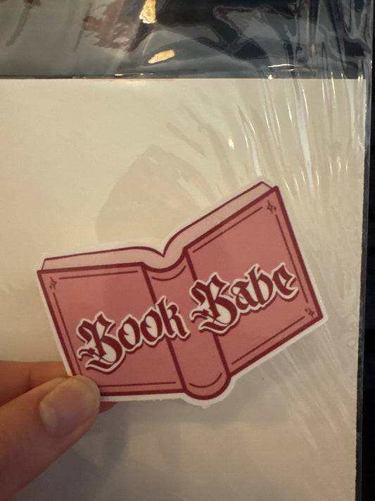 Book babe sticker
