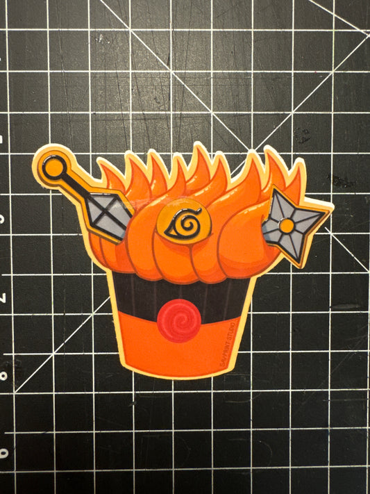 Naruto Anime Cupcake | Sticker