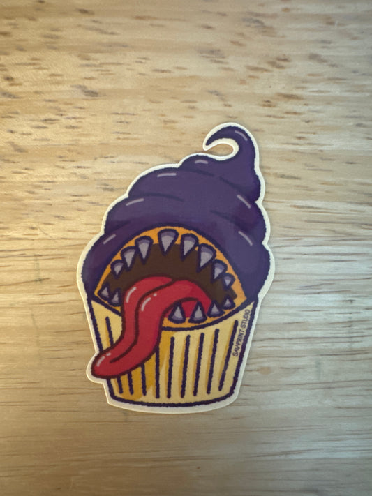 Cupcake Mimic Purple | Sticker