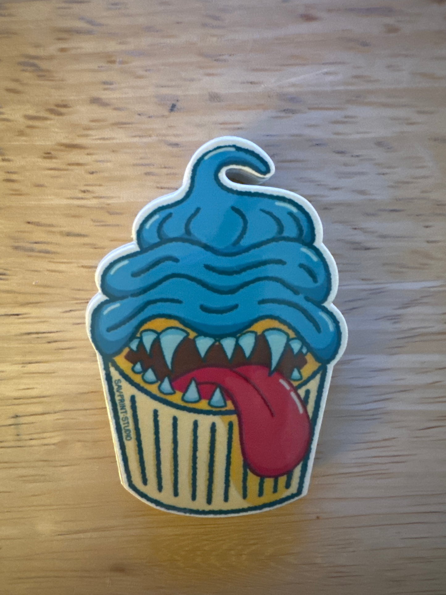 Cupcake Mimic Blue | Sticker