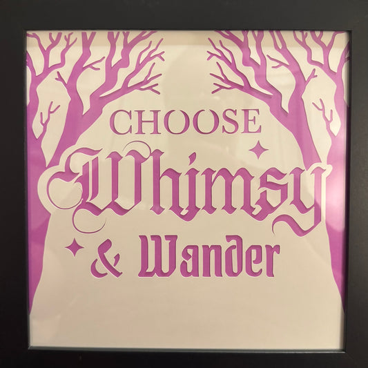 Whimsy and Wander | Paper Cutout