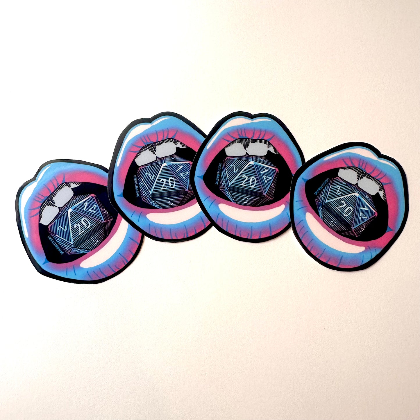 D20 Lips Cotton Candy | Sticker