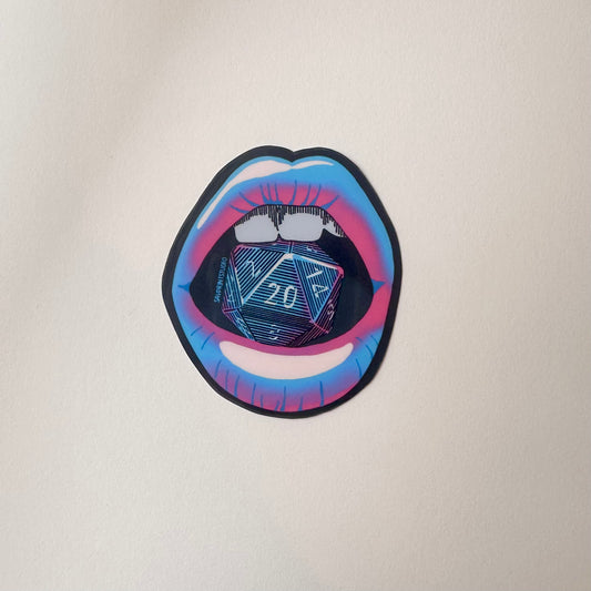 D20 Lips Cotton Candy | Sticker