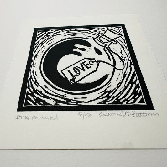 Enchanted | Linocut Print