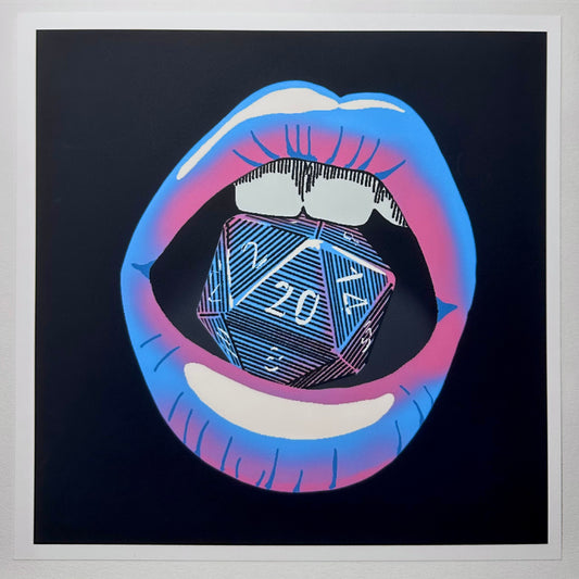 D20 Lips Cotton Candy | Digital Print