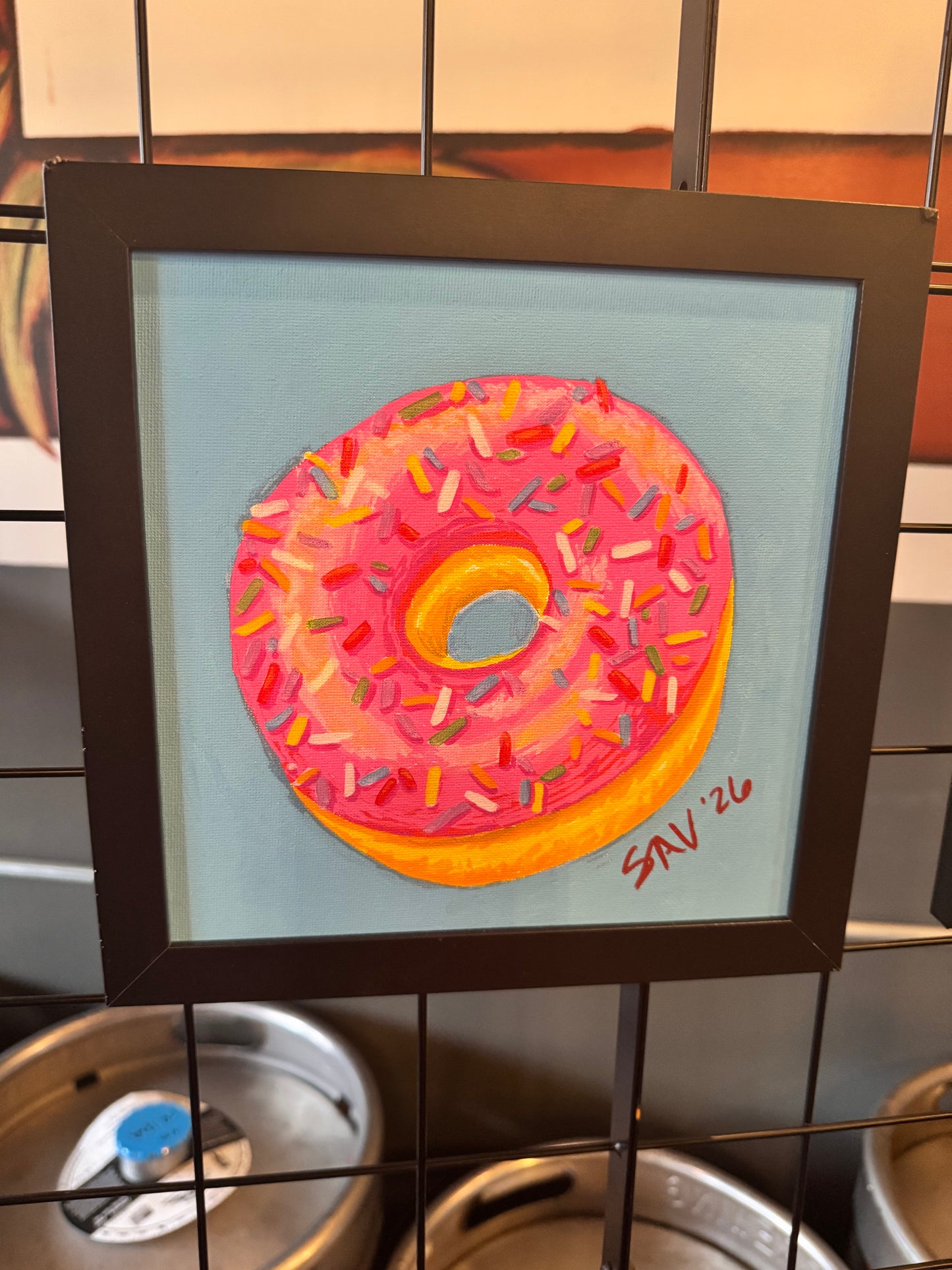 Donut Painting acrylic board