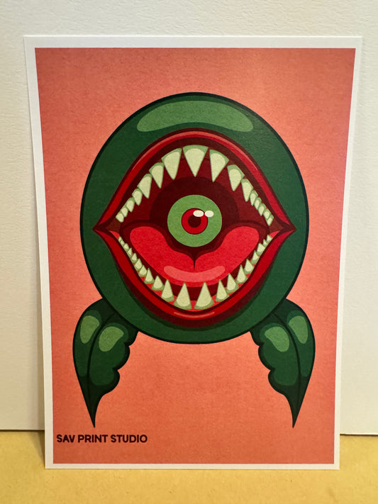 Eyeball Mouth Plant | 5x7 Print