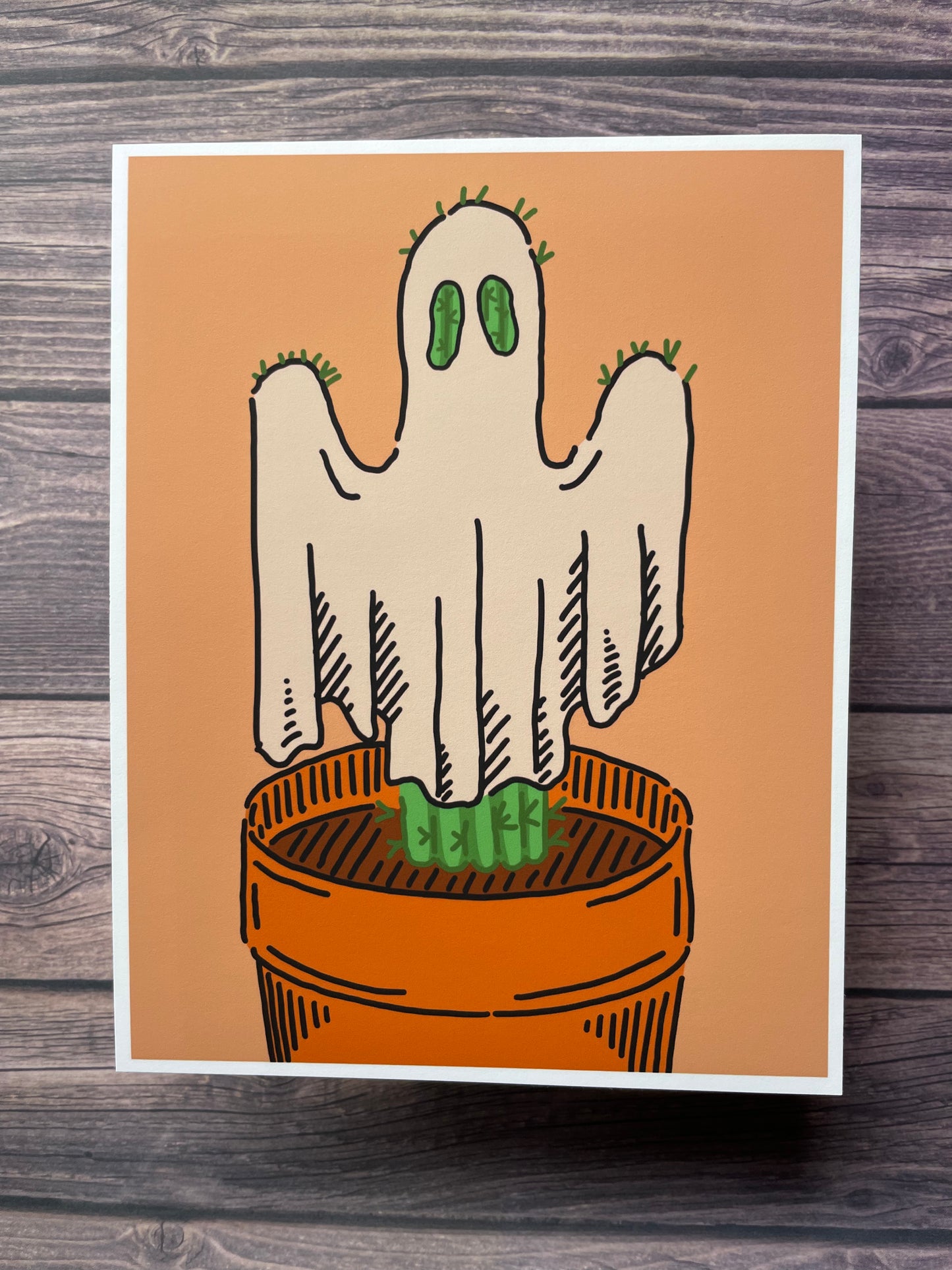 Cactus Ghost | Digital Print