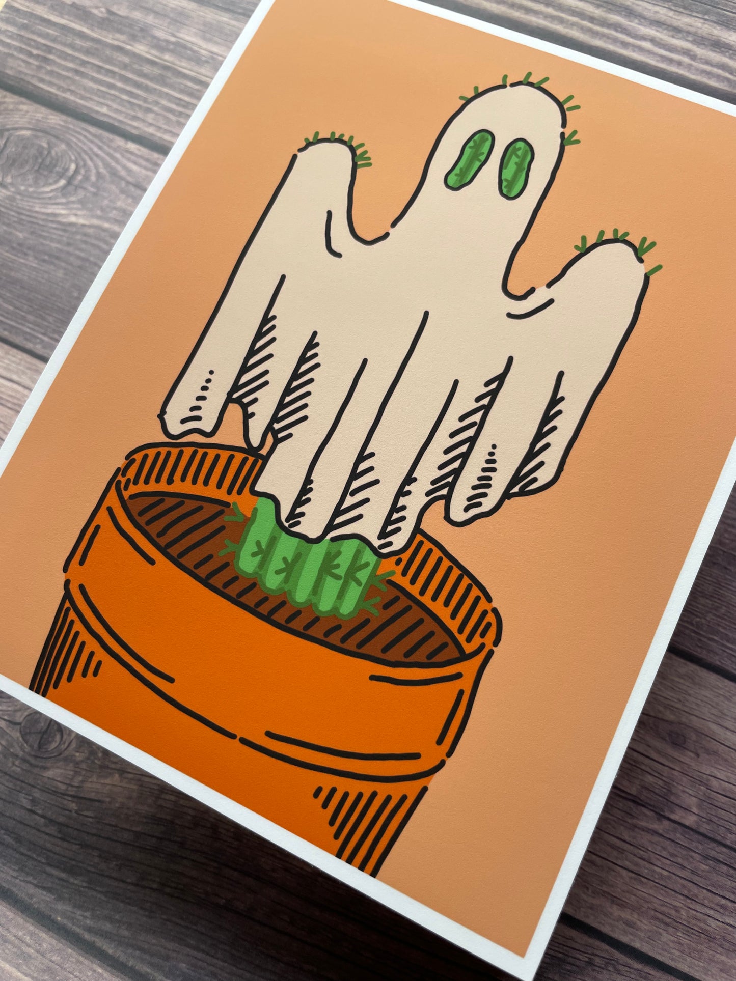 Cactus Ghost | Digital Print