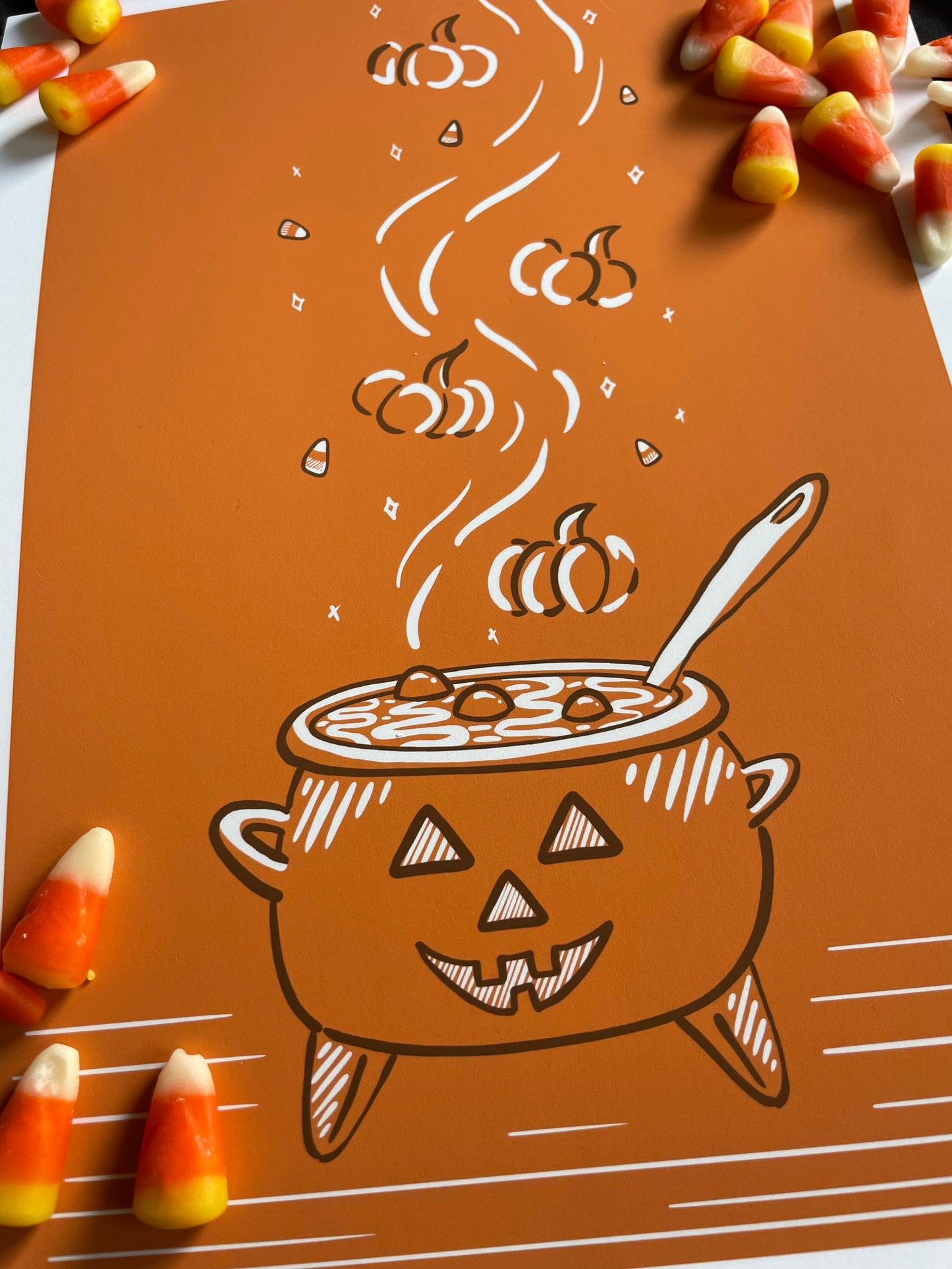 Pumpkin Cauldron | Digital Print