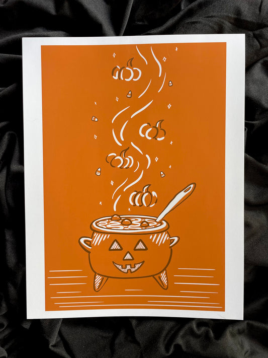 Pumpkin Cauldron | Digital Print